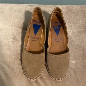 Verbenas Tan Suede Espadrilles